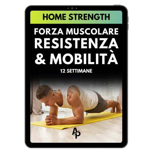 programma di allenamento a casa per forza resistenza e mobilità